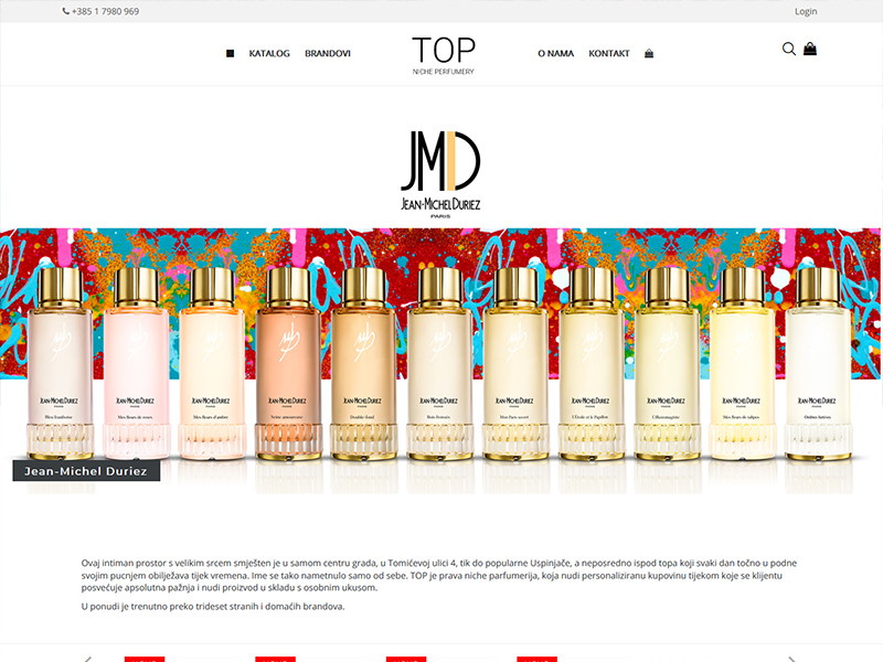 TOP Niche Perfumery - Webshop